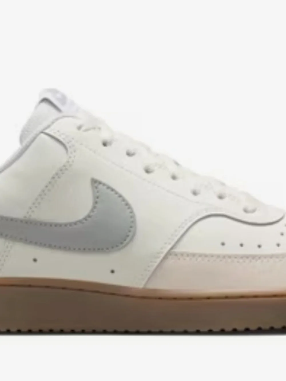 Nike Men’s Court Vision White/Grey Low-Top Sneaker